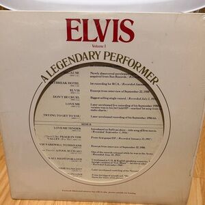 VTG Elvis A Legendary Performer Volume 1 Vinyl Record